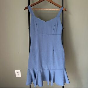 NWT Altar’d State Scalloped Neck Sleeveless Dress in Denium